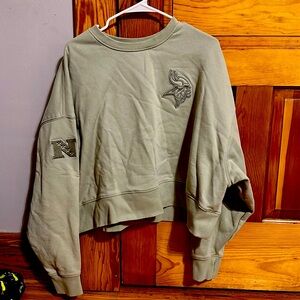Minnesota Vikings Crop Sweatshirt